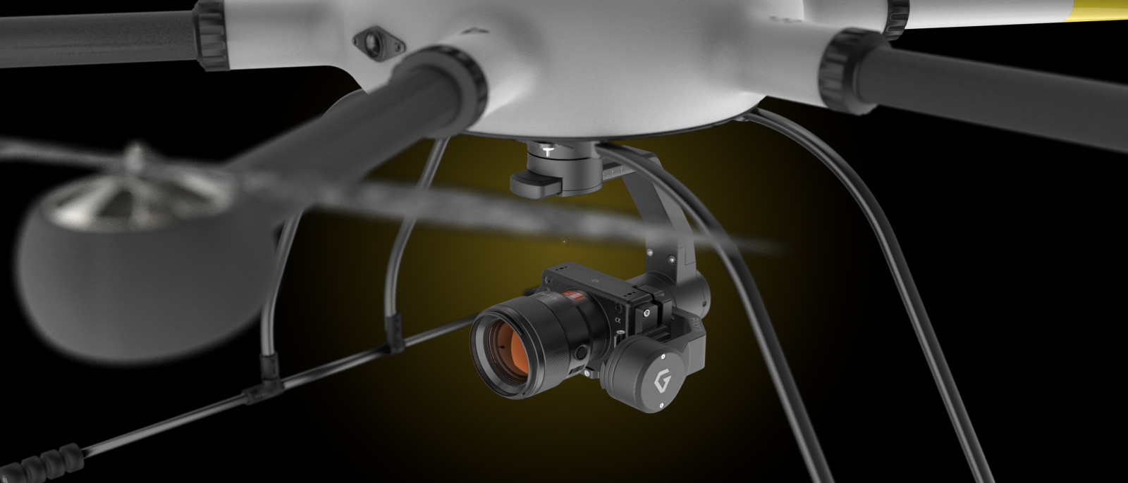 Camera installed on a X11 drone