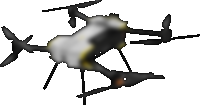 Diagonal rendering of HHLA Sky X25 Heavy Lifter Drone