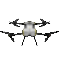 Frontal rendering of HHLA Sky X25 Heavy Lifter Drone